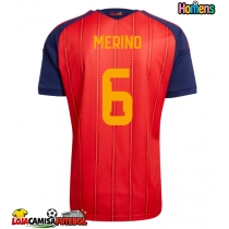Camisa de Futebol Espanha Mikel Merino #6 Equipamento Principal Mundo 2026 Manga Curta